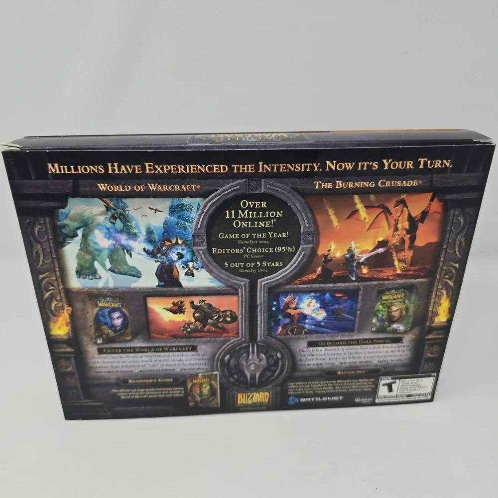 World‎ of Warcraft Battle Chest COMPLETE w ALL Key Codes Rare 2007 PC Ships FAST